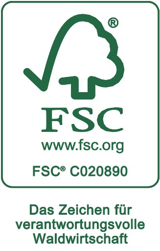 FSC Label weiss gruen
